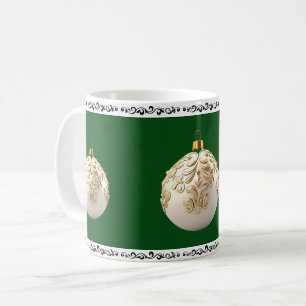 Mug Élégant botanique décoratif de vacances Noël