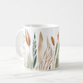 Mug Elégant Botanique Tons Terrestres Boho (Devant gauche)