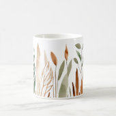 Mug Elégant Botanique Tons Terrestres Boho (Centre)