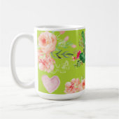 Mug Élégant cactus floral (Gauche)