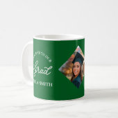 Mug Elegant Cap Topper Custom Graduate Photo Keepsake (Devant gauche)