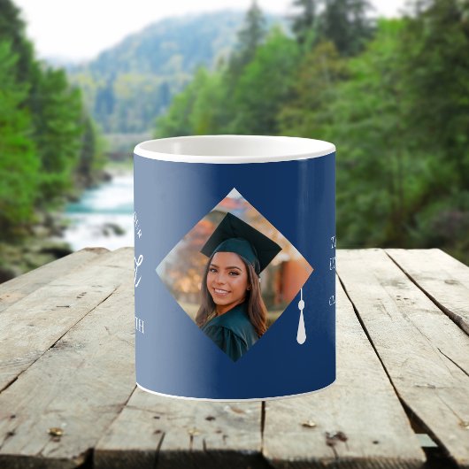 Mug Elegant Cap Topper Custom Graduate Photo Keepsake