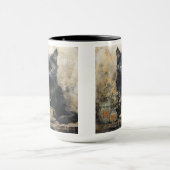 Mug Élégant chat noir (Centre)