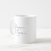 Mug Elégant "Cheers to Love" (Devant gauche)