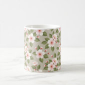 Mug Elegant cherry blossoms seamless pattern (Centre)
