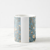 Mug Élégant cheval de mer William Morris Inspiré (Centre)