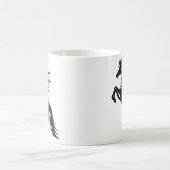 Mug Elégant Cheval d'élevage Silhouette Design (Centre)