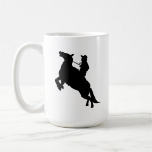 Mug Élégant cheval équitation Western Cowboy