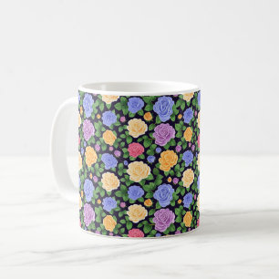 Mug Élégant Chic Coloré Moderne Roses