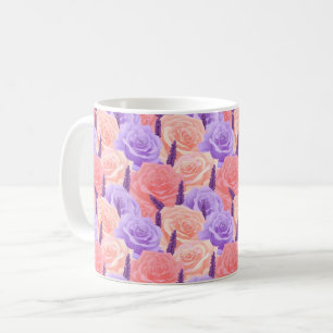 Mug Élégant Chic Coloré Moderne Roses
