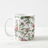 Mug Élégant Chic Rose rose Vintage Floral (Gauche)