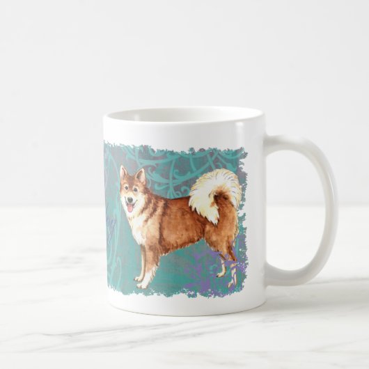 Mug Elégant chien islandais (Droite)