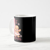 Mug Elegant Christmas Watercolor Snow Toddler T Shirt (Devant gauche)
