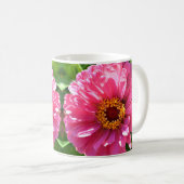 Mug Élégant classique floral rose fleur marguerite (Devant droit)