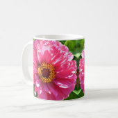 Mug Élégant classique floral rose fleur marguerite (Devant gauche)