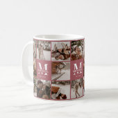 Mug Élégant Collage Multiphoto moderne Cute Keepsaké (Devant gauche)