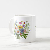 Mug Elegant Colorful Wildflower Bouquet  (Devant gauche)