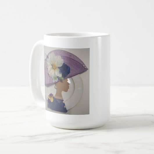 MUG ELEGANT CROWN- LAVENDER (Devant gauche)