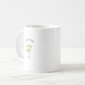 Mug Elegant Cute Sophisticated Named Romantic Floral  (Devant gauche)