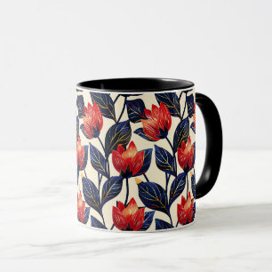 Mug Élégant Cute Sophistiqué Chic élégant Floral