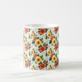 Mug Élégant Cute Sophistiqué Chic Romantique Floral (Centre)