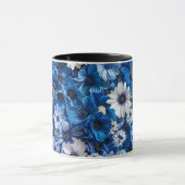 Mug Élégant Cute Sophistiqué Chic Romantique Floral (Centre)