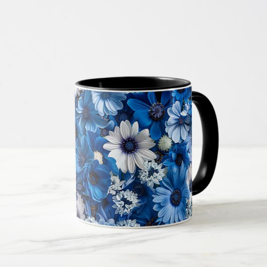 Mug Élégant Cute Sophistiqué Chic Romantique Floral (Devant droit)