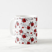 Mug Élégant Cute Sophistiqué Chic Romantique Floral (Devant gauche)