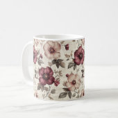 Mug Élégant Cute Sophistiqué Rustique Romantique Flora (Devant gauche)