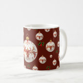 Mug Élégant décoratif vacances Noël (Devant droit)