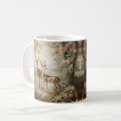 Mug Élégant Deer Antique Woodland Wildlife (Devant gauche)