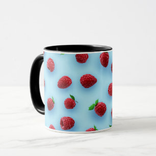 Mug Elégant Design Moderne Chic Raspberry tendance
