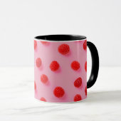 Mug Elégant Design Moderne Chic Raspberry tendance (Devant droit)