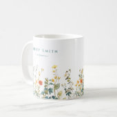 Mug Élégant domaine Fleur sauvage (Devant gauche)