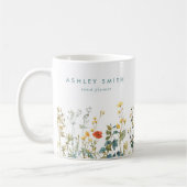 Mug Élégant domaine Fleur sauvage (Gauche)