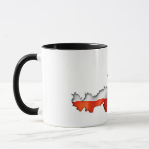 Mug Elégant drapeau autrichien Vintage couvert de céra