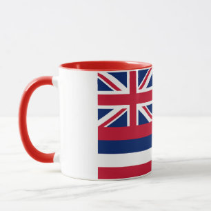 Mug Elégant drapeau Hawaii Vintage Couvert de céramiqu