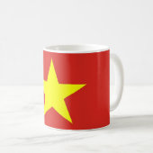 Mug Élégant drapeau vietnamien (Devant droit)