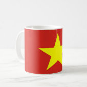 Mug Élégant drapeau vietnamien (Devant gauche)