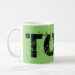 Mug Élégant du noir orphelin, caractères gras, grands<br><div class="desc">tasse urbaine de caractère gras de police de style avec le nom d'élégant du noir d'orphelin d'exposition de TV</div>