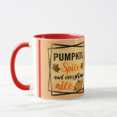 Mug Élégant épice Citrouille tendance (Gauche)