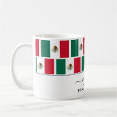 Mug Élégant FLAG MEXICO de bienvenue (Gauche)