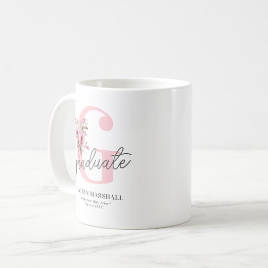 Mug Élégant Floral 2025 (Devant gauche)