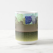 Mug Élégant Floral Customisé (Centre)