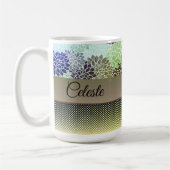 Mug Élégant Floral Customisé (Gauche)