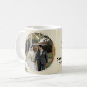 Mug Elegant Floral Design for Bridesmaid Gifts (Devant gauche)