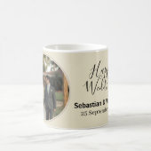 Mug Elegant Floral Design for Bridesmaid Gifts (Centre)