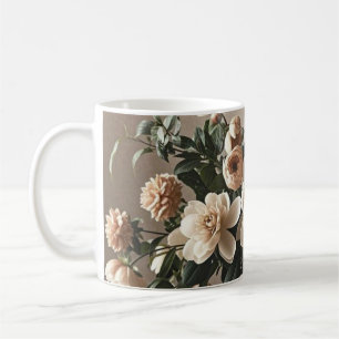 Mug Élégant floral d'inspiration vintage douce délicat