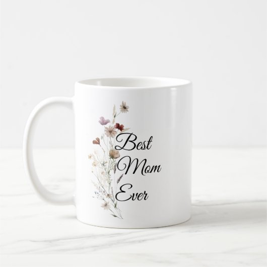 Mug Elegant Floral Gift for Mother (Gauche)