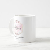Mug Elegant Floral Happy Mother’s Day Personalized (Devant gauche)